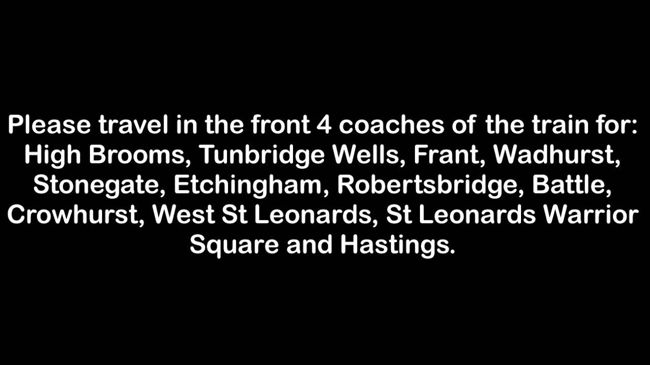 London Charing Cross Announcements 02/07/2018
