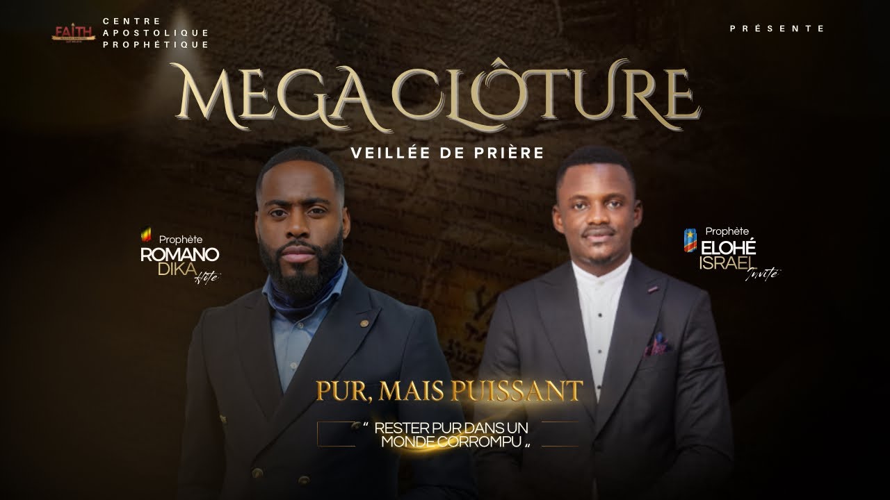 FBM | ACD | Rester pur dans un monde corrompu | Veillée de Prière | Pr.Romano Dika & Pr.Elohé Israël