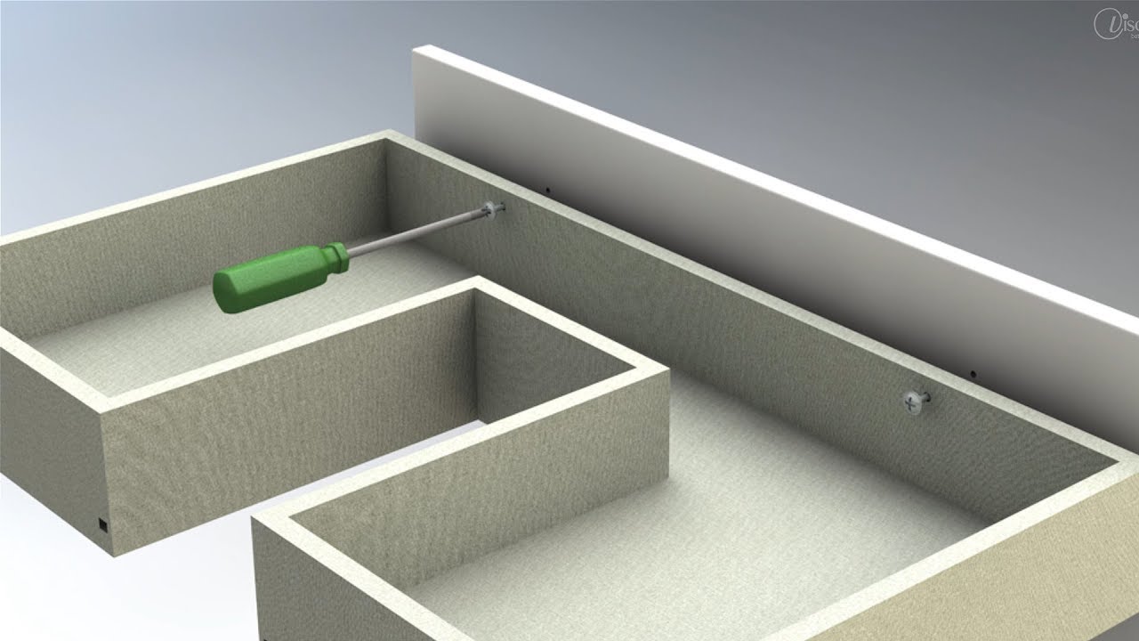 Sustitución frente cajón extracción total / Replacement of a full-extraction drawer's front