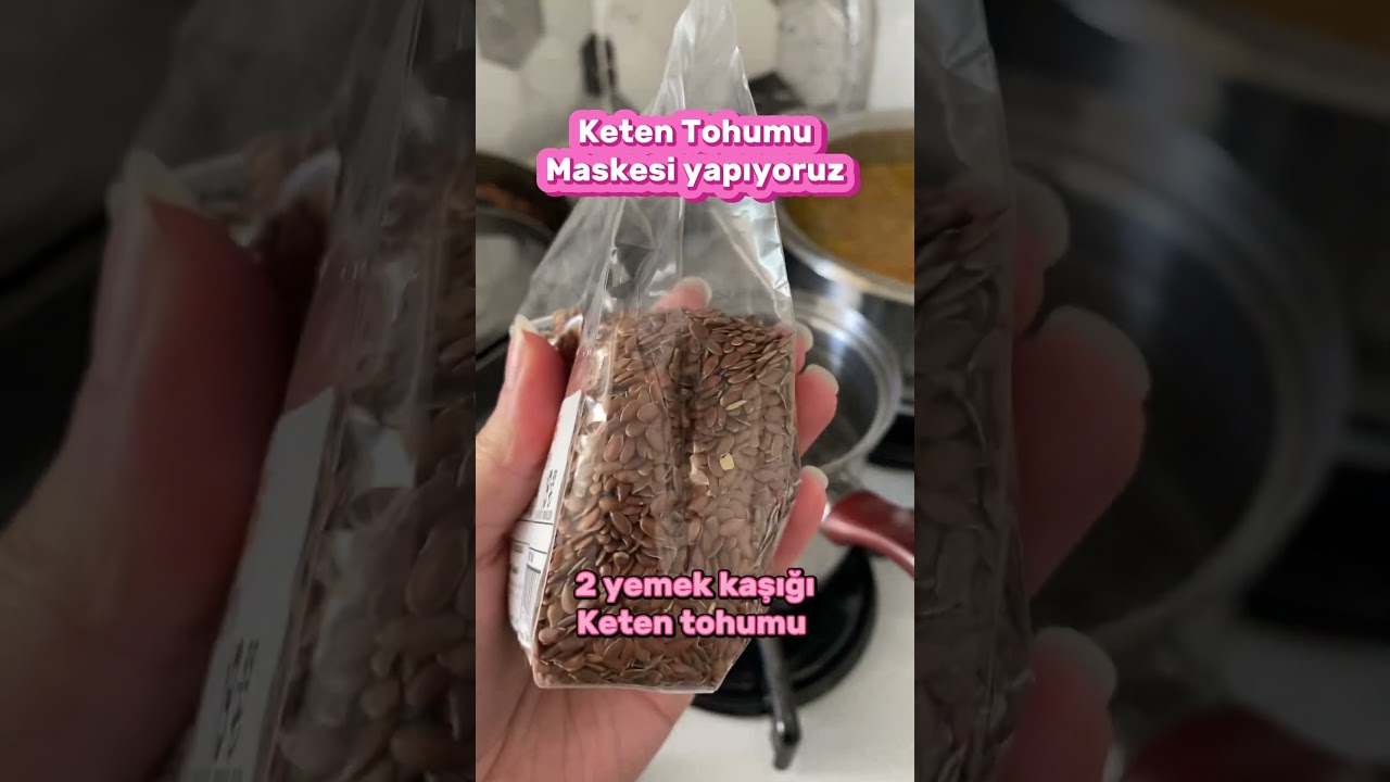 Keten Tohumu maskesi yapımı 🌸 #keten #ketentohumu #ketentohumumaskesi #maske #maskeyapımı #fyp