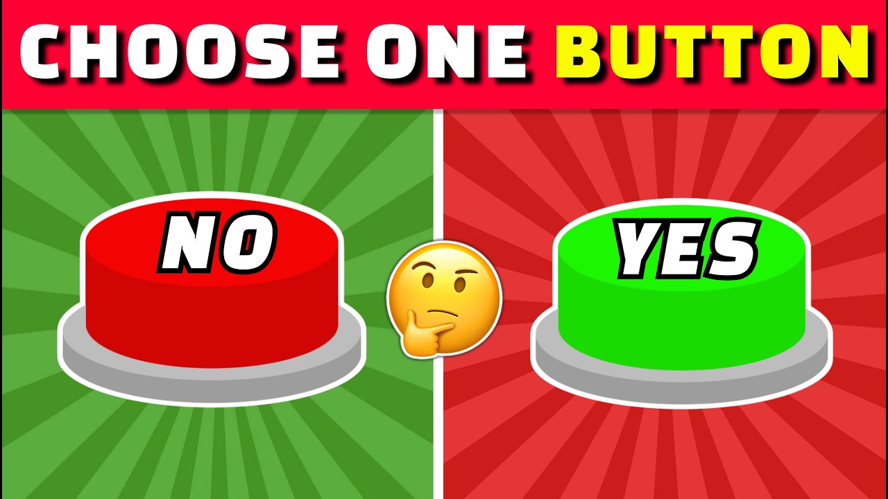 Choose One Button - Yes OR No? 🔴🟢 | QuizArena