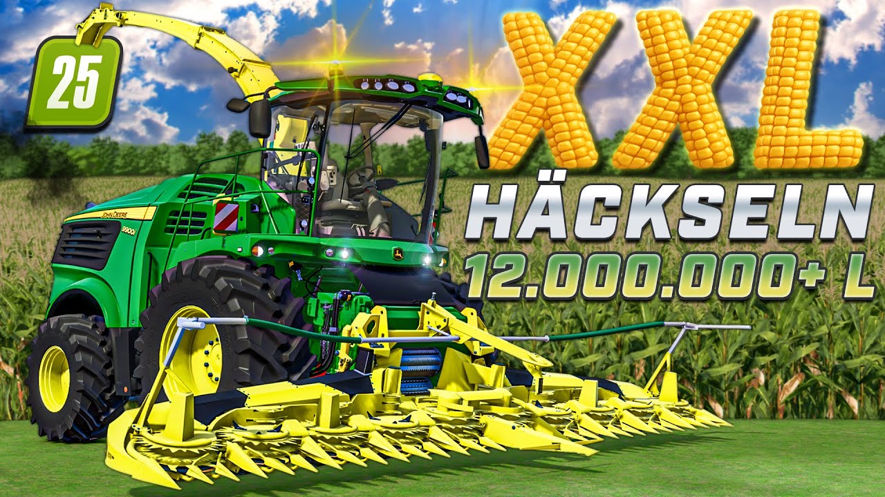 LS25 🌽 XXL MAISHÄCKSELN mit 40 SPIELERN 🚜 12.000.000+ LITER [ZIELONKA]