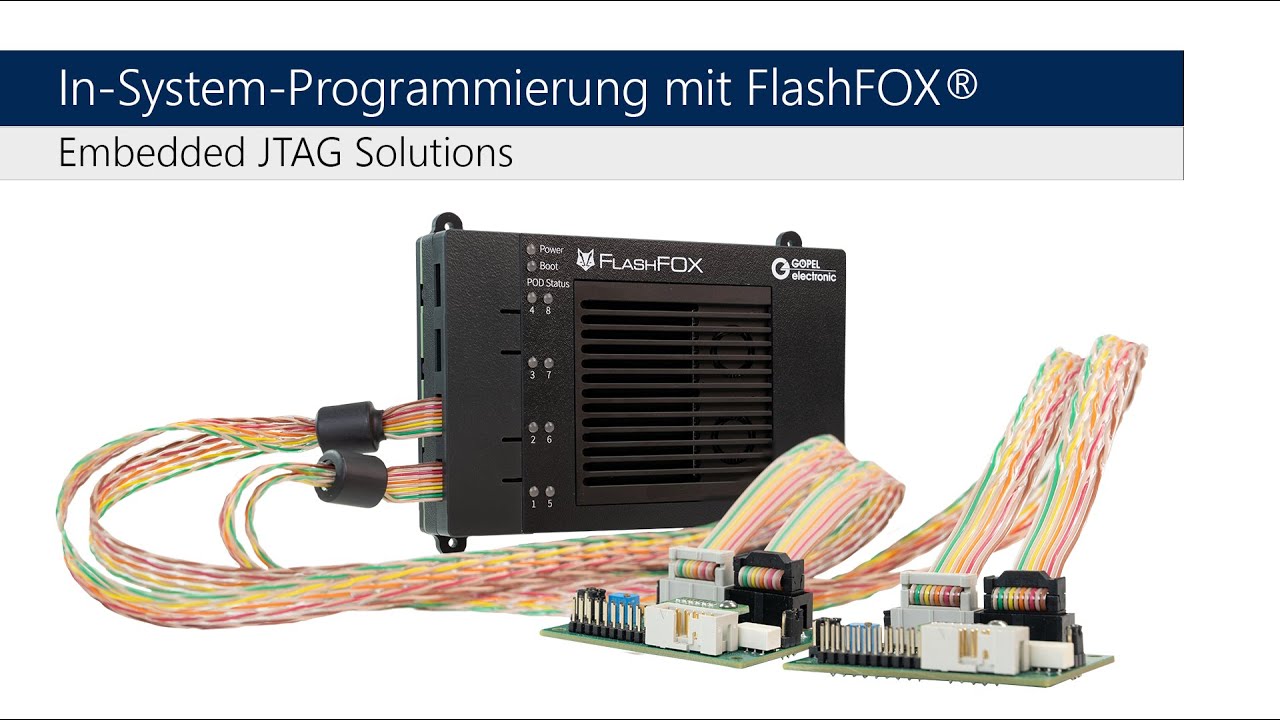 In-System-Programmierung mit FlashFOX® (Flash Programmer)