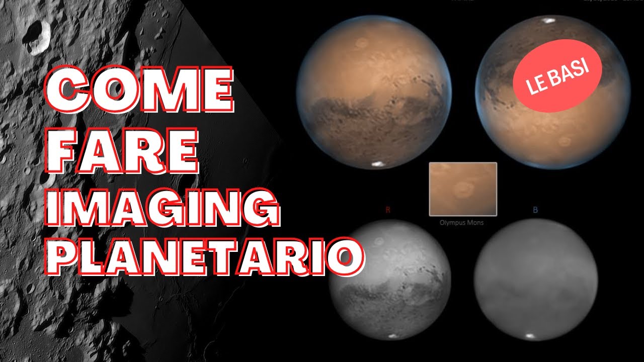 Come iniziare a fare IMAGING PLANETARIO a Luna e pianeti con un telescopio astronomico