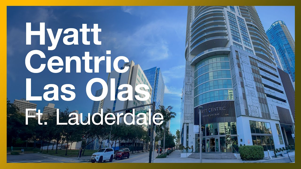 Hyatt Centric Las Olas Hotel (Fort Lauderdale, FL) - King Room 1545 Tour & Review