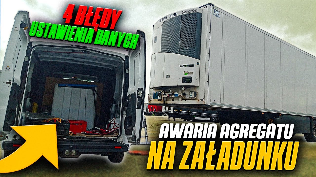 Awaria agregatu THERMO KING SLX I Jak ustawić datę i godzinę I 4 usterki na wyświetlaczu