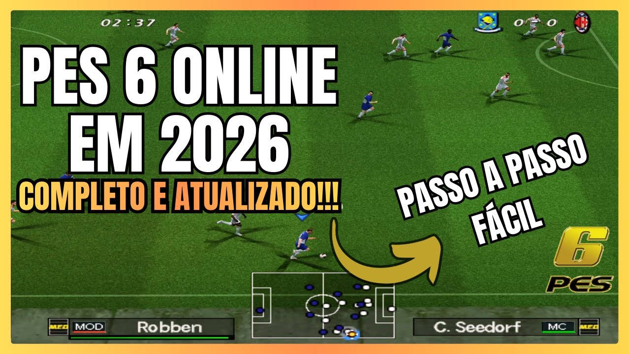 Como Jogar PES 6 Online em 2026 COMPLETO! (Passo a Passo Servidor ES) 🎮⚽