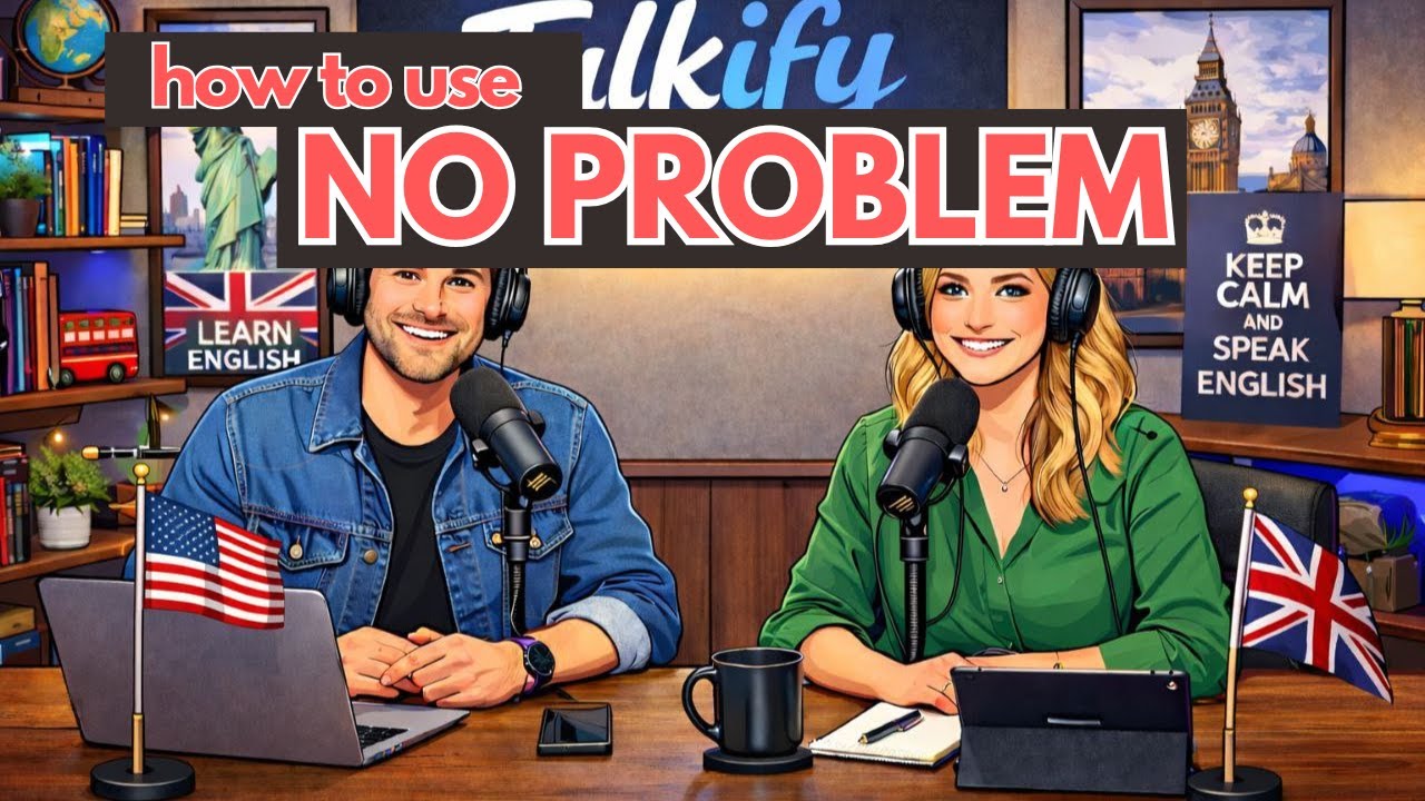 How to use NO PROBLEM  in real conversations |Daily English Conversations |Talkify English Web Cast