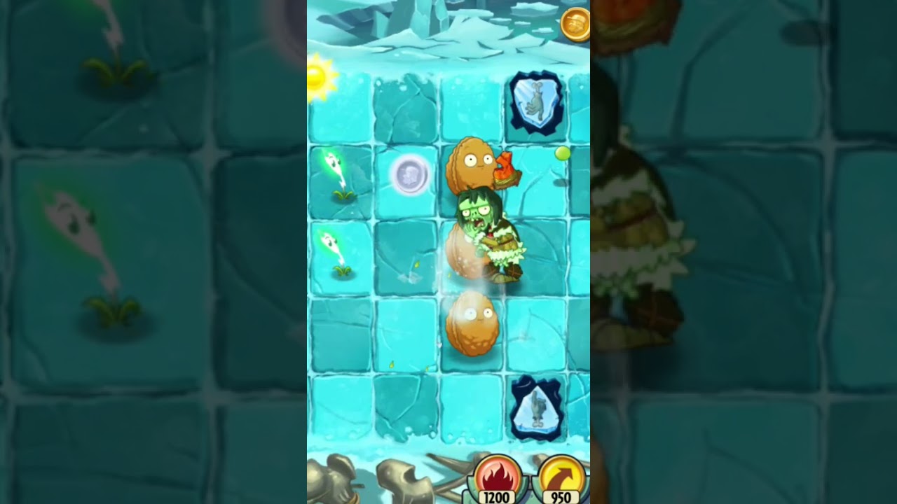 Lightning Reed Defeat a Conehead Cave Zombie 