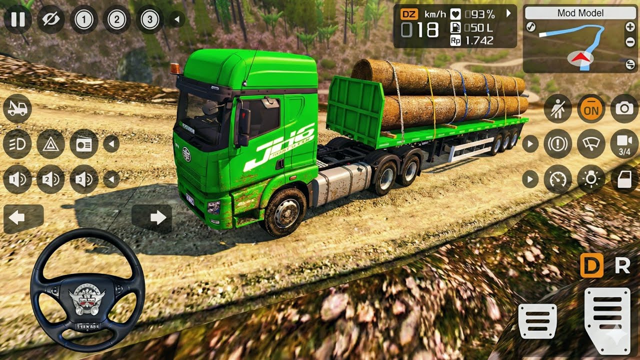 Faw JH6 Heavy Trailer Offroad Gameplay | BUSSID 3D Simulator