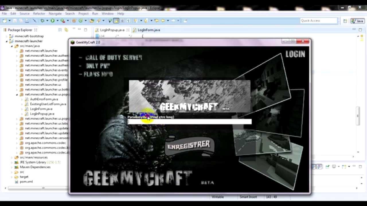 [1.6.2-1.6.4-1.7.2]Custom le Menu Login