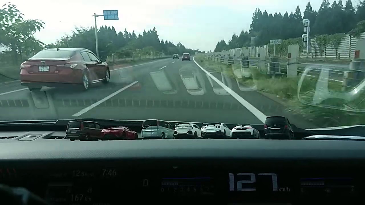 車載【読み上げ⠀】東北道盛岡南インターから北上江釣子ICまで乗ります一般道北上市内展勝地までいきます！