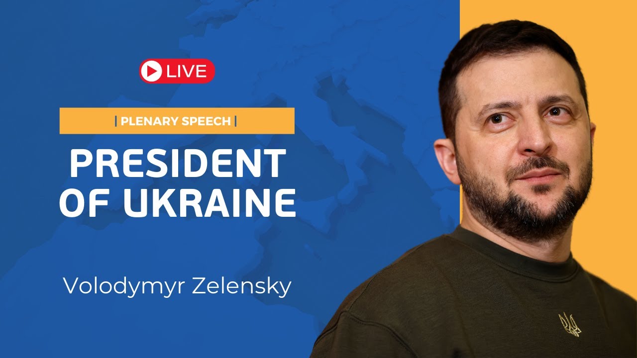 An historic moment: President Zelensky at the European Parliament
