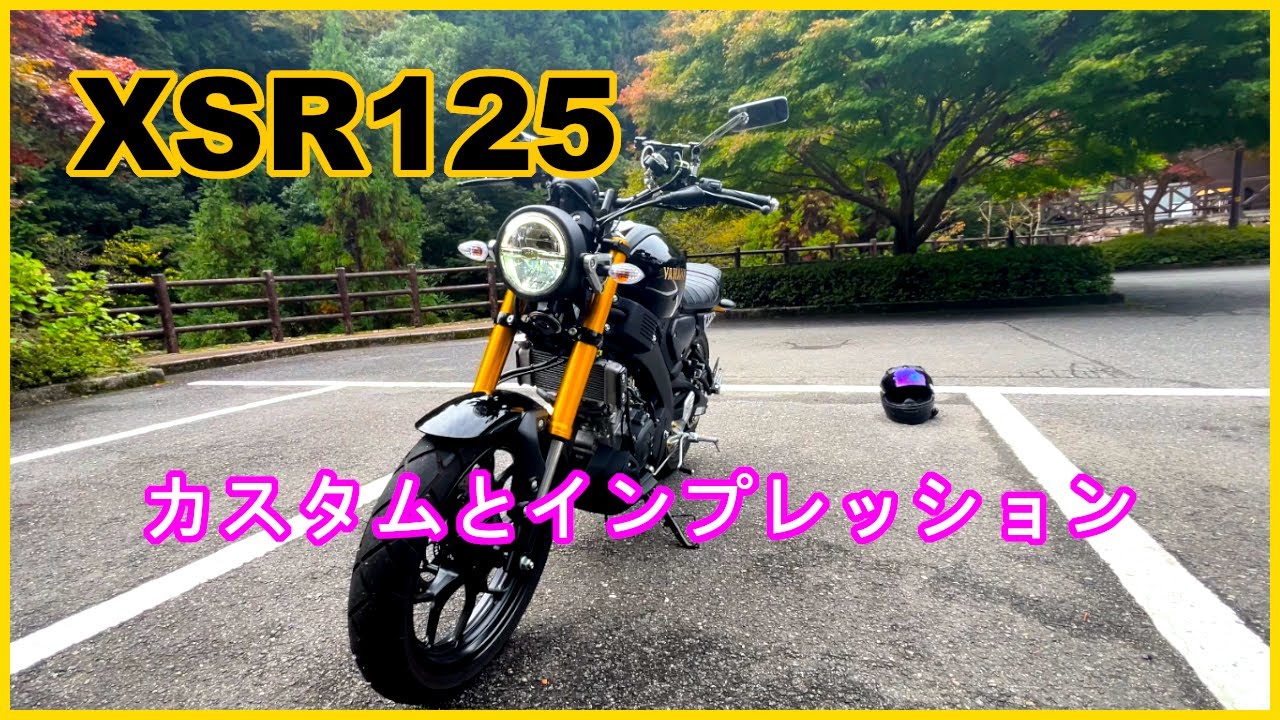 【XSR125】5カ月間乗ってみた感想とカスタムの紹介