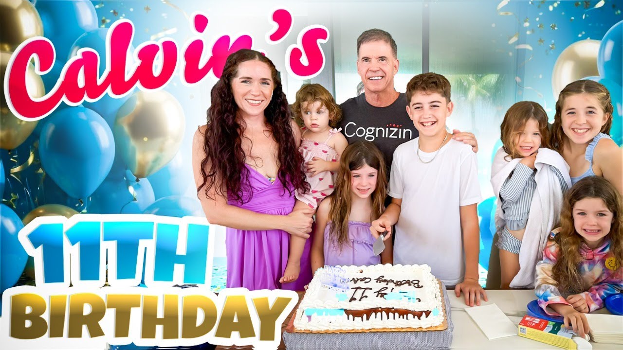 🎂 Calvin&rsquo;s 11th Birthday Celebration | Middle School, Basketball, Family & Faith 🎉