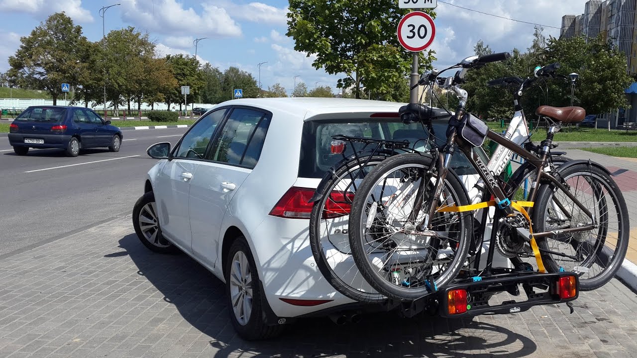 установка фаркопа thule 567100 756803 на Golf 7  часть 1