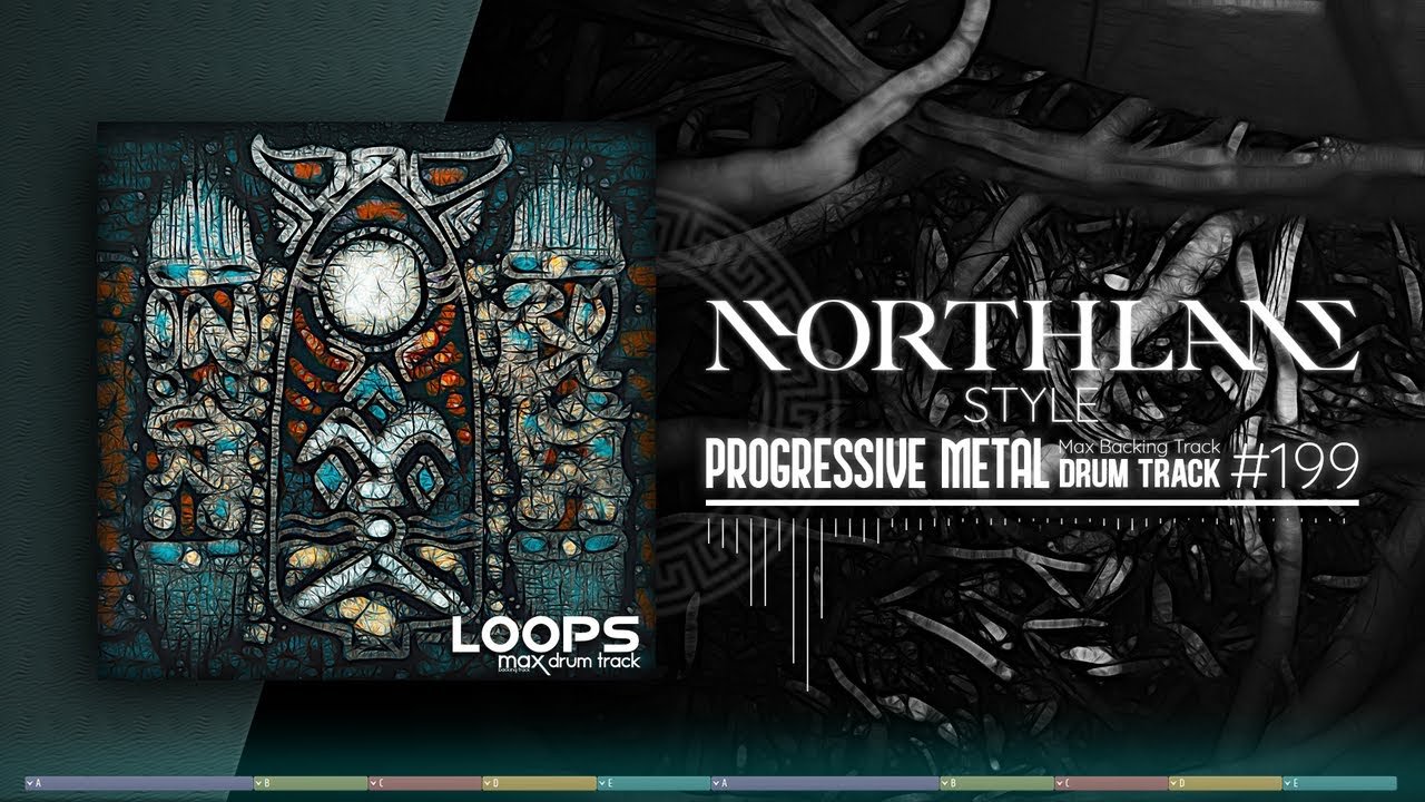 Progressive Metal Drum Track / Northlane Style / 110 bpm