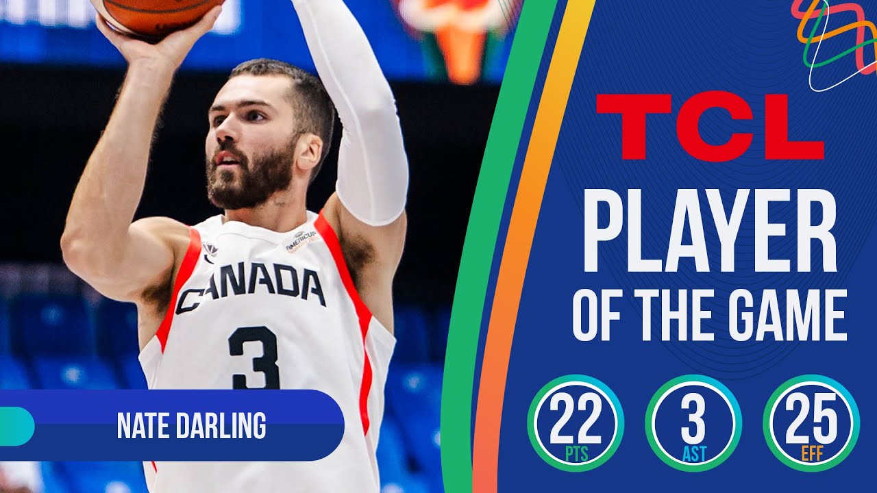 Nate Darling (22 PTS, 6 3PM) headlines massive CAN 🇨🇦 win over PAN at 