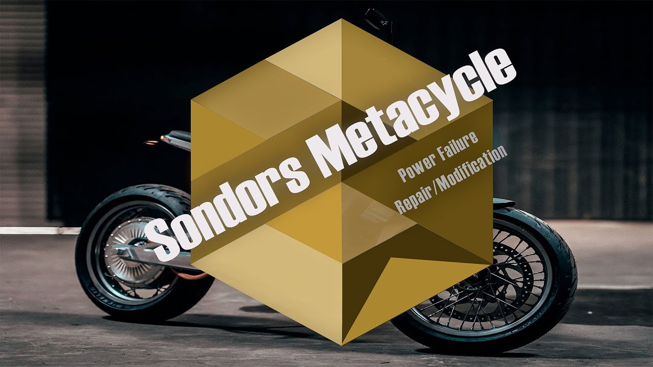 Sondors Metacycle Power Failure Repair Alarm Module Modification
