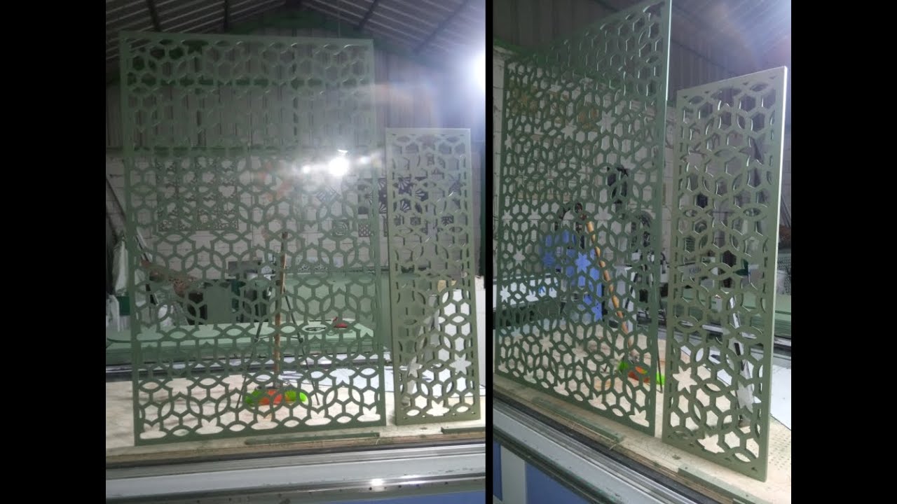 Cutting HMR (MDF Hijau) Ornamen Krawangan (238)
