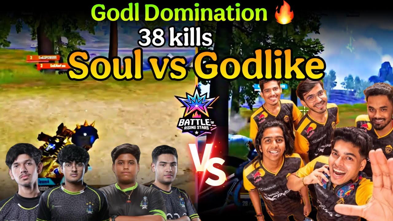 🇮🇳Godl Domination💛Jonathan on fire🔥 Solo 6kill 38 finishes WWCD📈💀🏆Soul vs Godlike😱