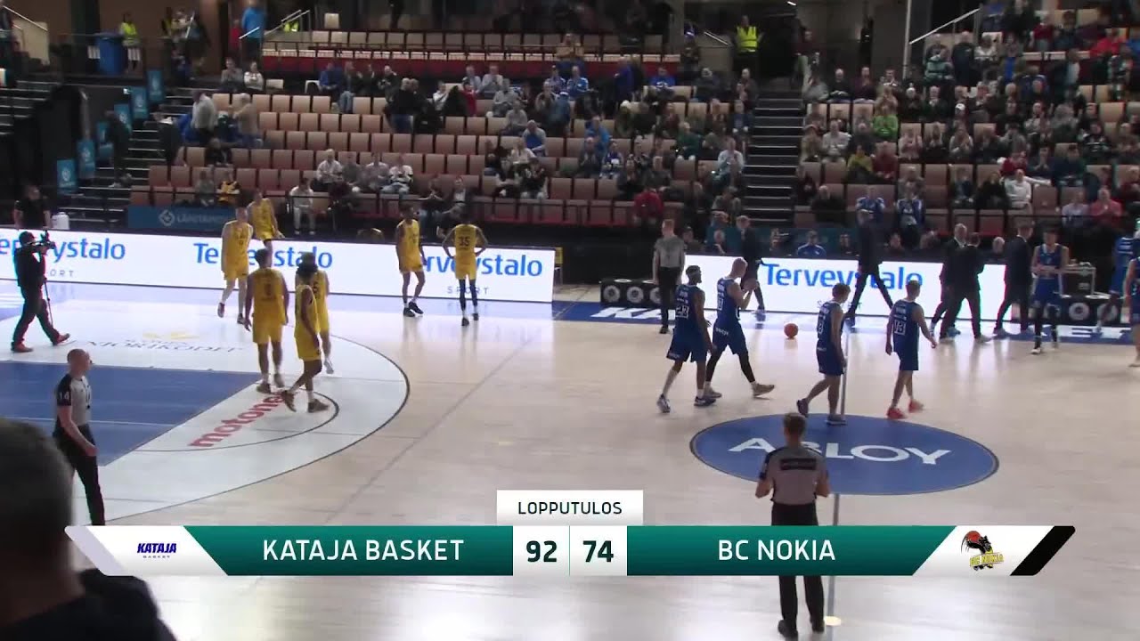 Kataja Basket vs. Bc Nokia - Game Highlights