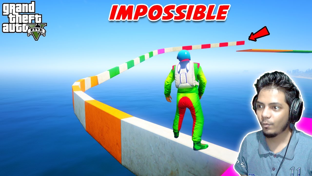99.9% People Cannot Complete This Impossible Humans Parkour Race in GTA 5