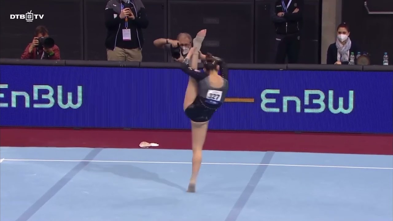 🥇 Angela Andreoli FX EF DTB Pokal Team Challenge 2022 13.666