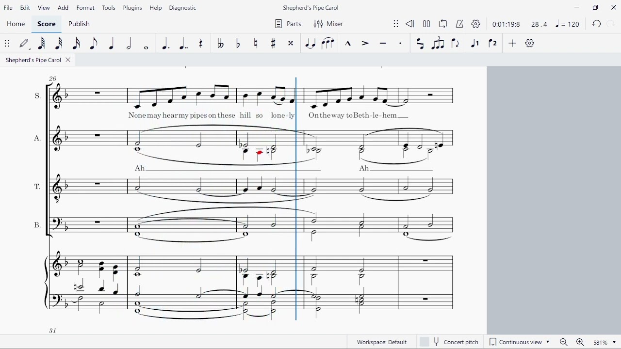 Shepherd's Pipe Carol (Tenor Guide)