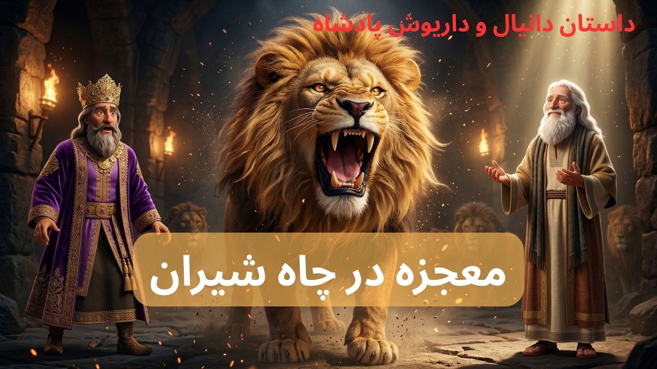 معجزه چاه شیران | دانیال و ایمانی که شیرها را رام کرد 🔥🦁