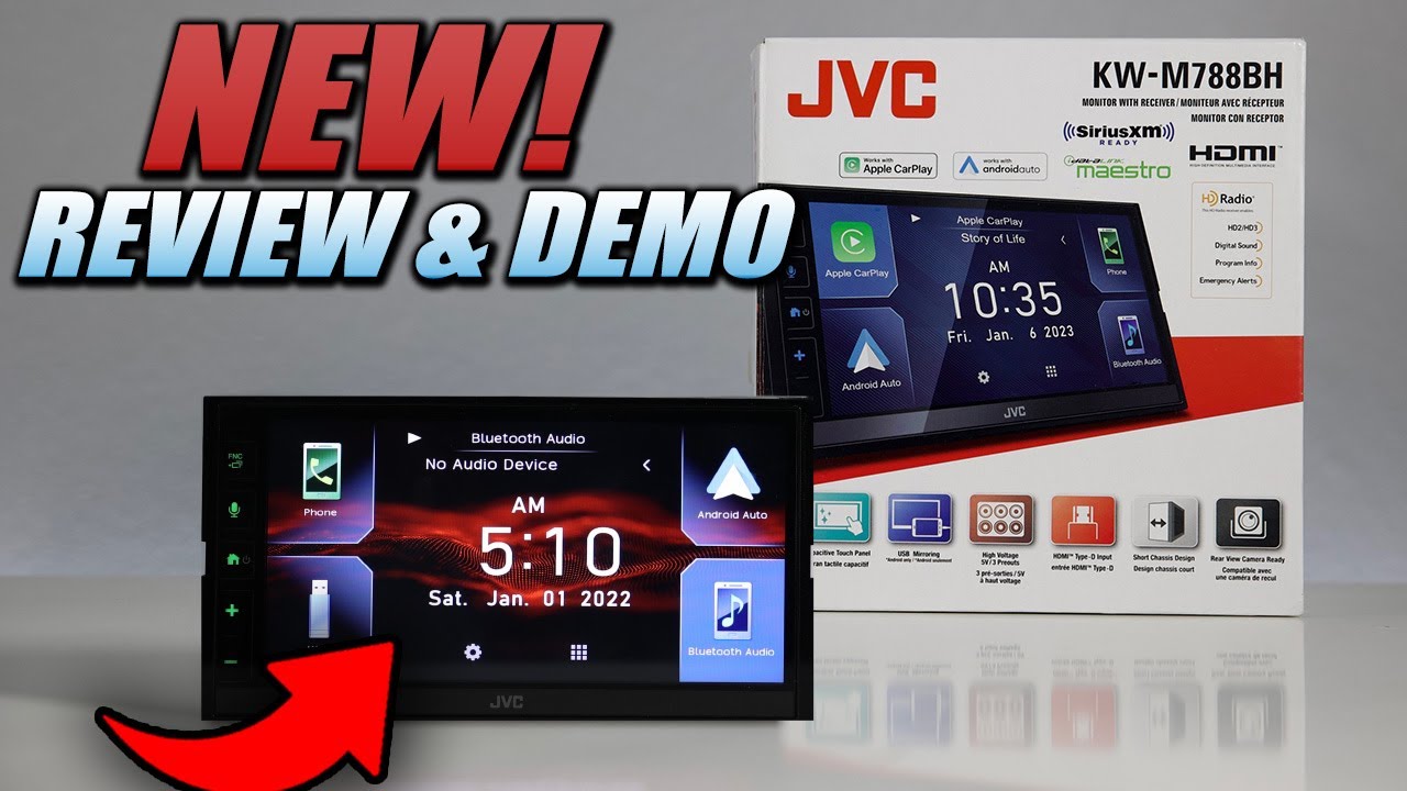 NEW! JVC KW-M788BH & JVC KW-M780BH Car stereo headunit with Apple Carplay and Andriod Auto.