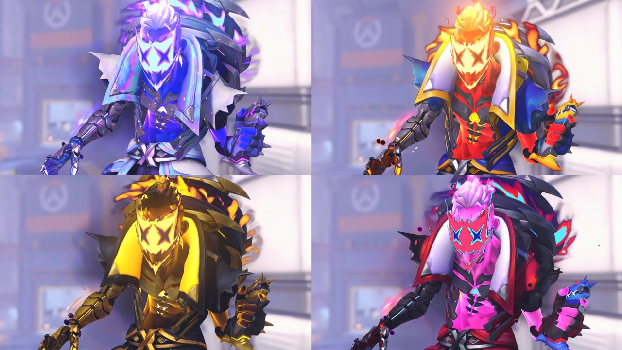 NEW Cyber Fuel Junkrat Mythic Skin Showcase | Overwatch 2