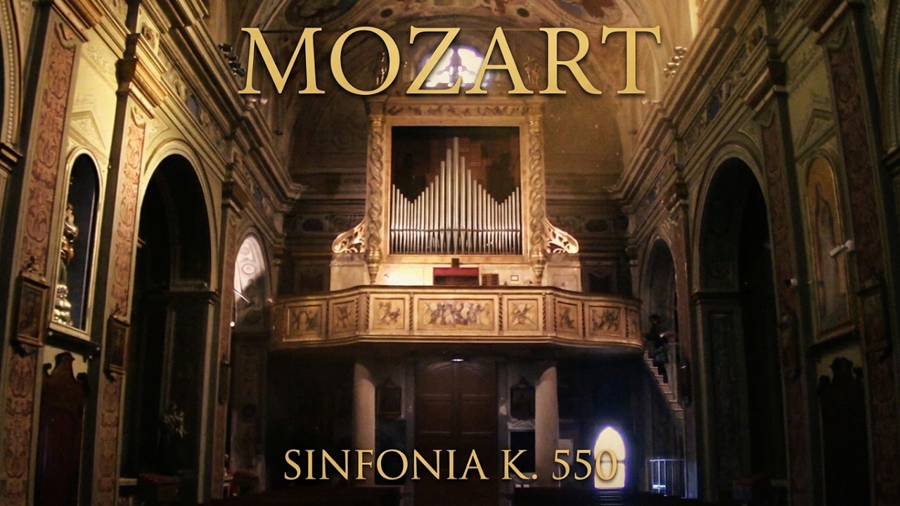 MOZART, Sinfonia in sol min. K. 550, 1° mov. (riduzione per organo solo) | Paolo Bottini