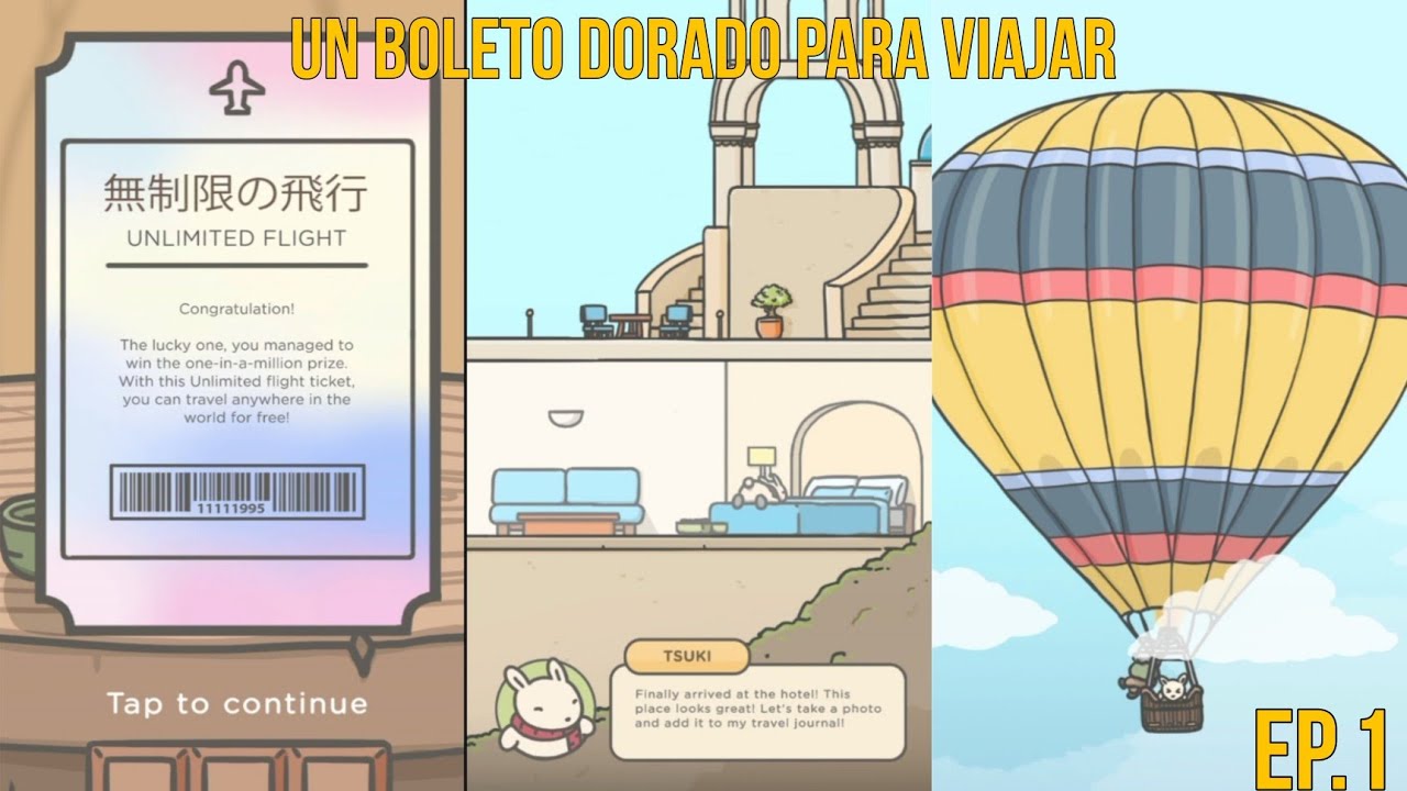 UN BOLETO DORADO PARA VIAJAR🎫🌍|EP.1 BETA|Tsuki Adventure 2| @bylissetnu