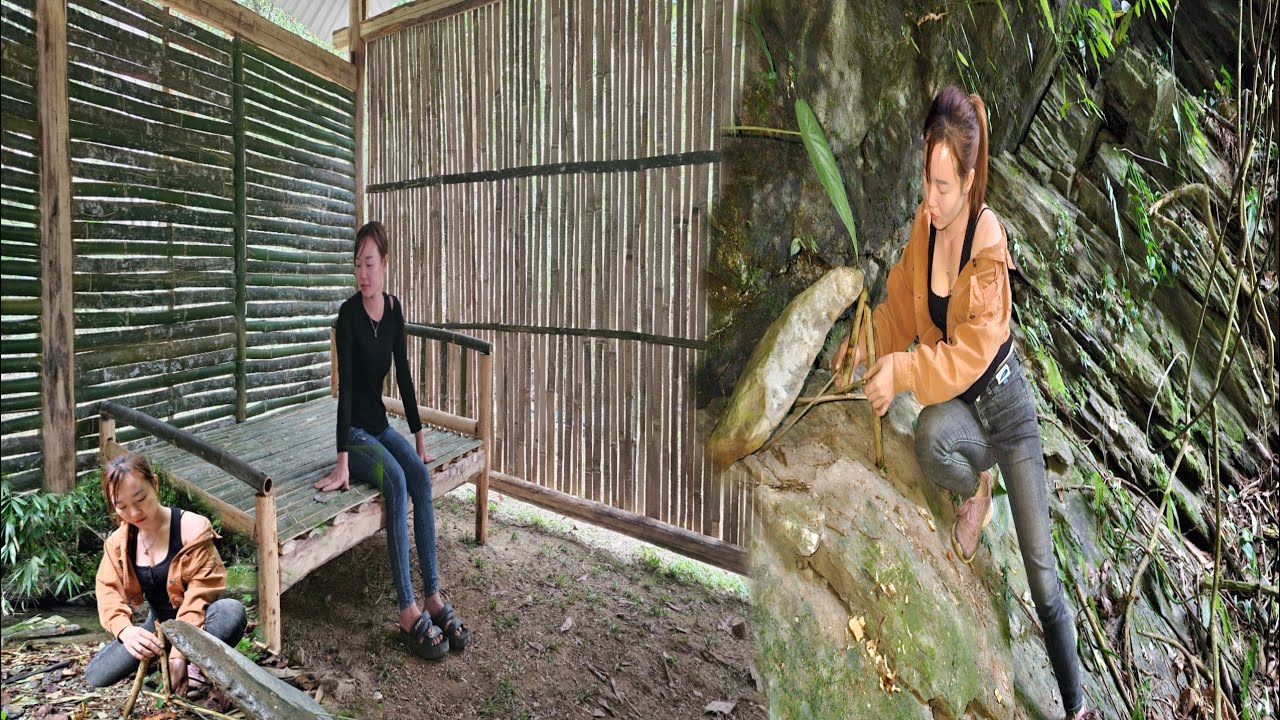 The girl lives independently on the land of the royal family
