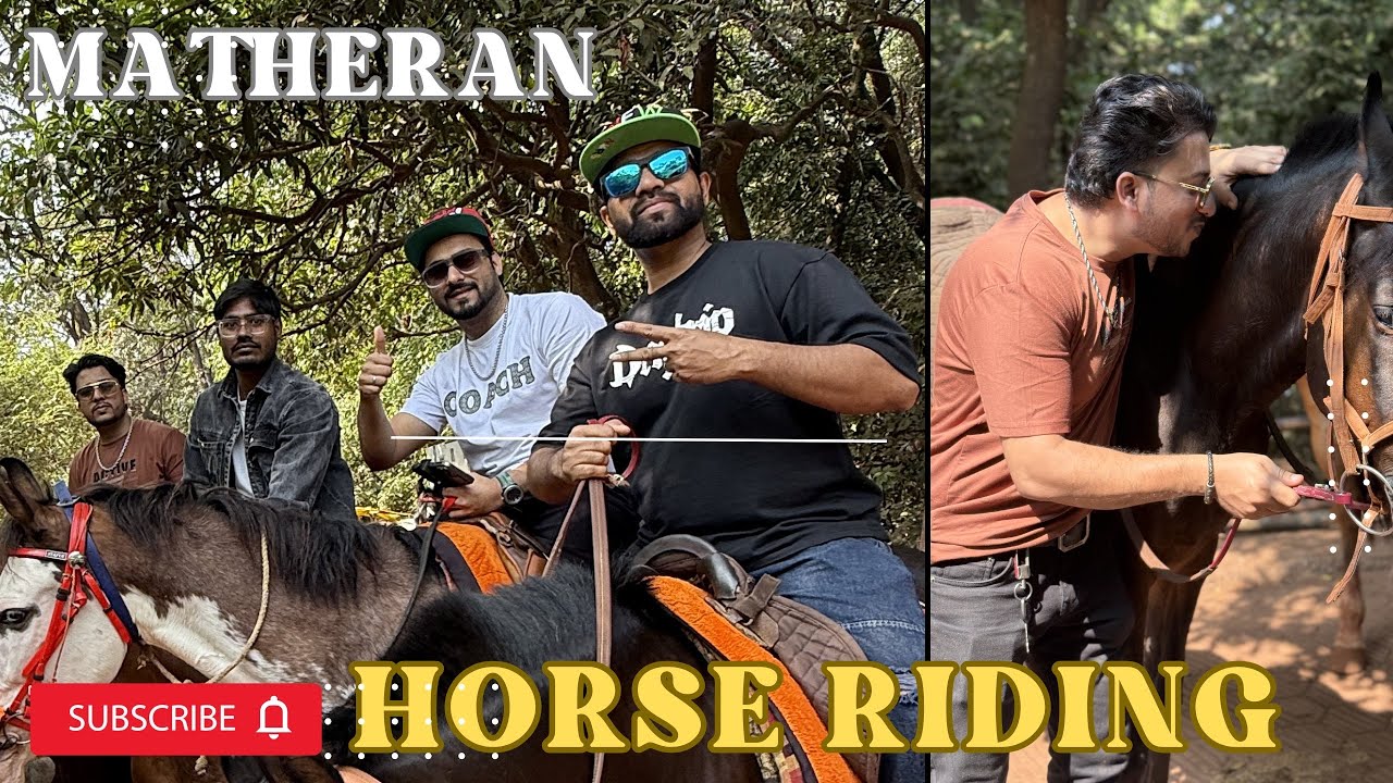Horse Riding first time 🐎 