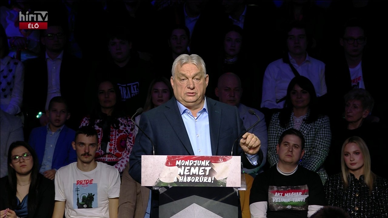 DPK - Háborúellenes gyűlés: Szombathely: Orbán Viktor - HírTV