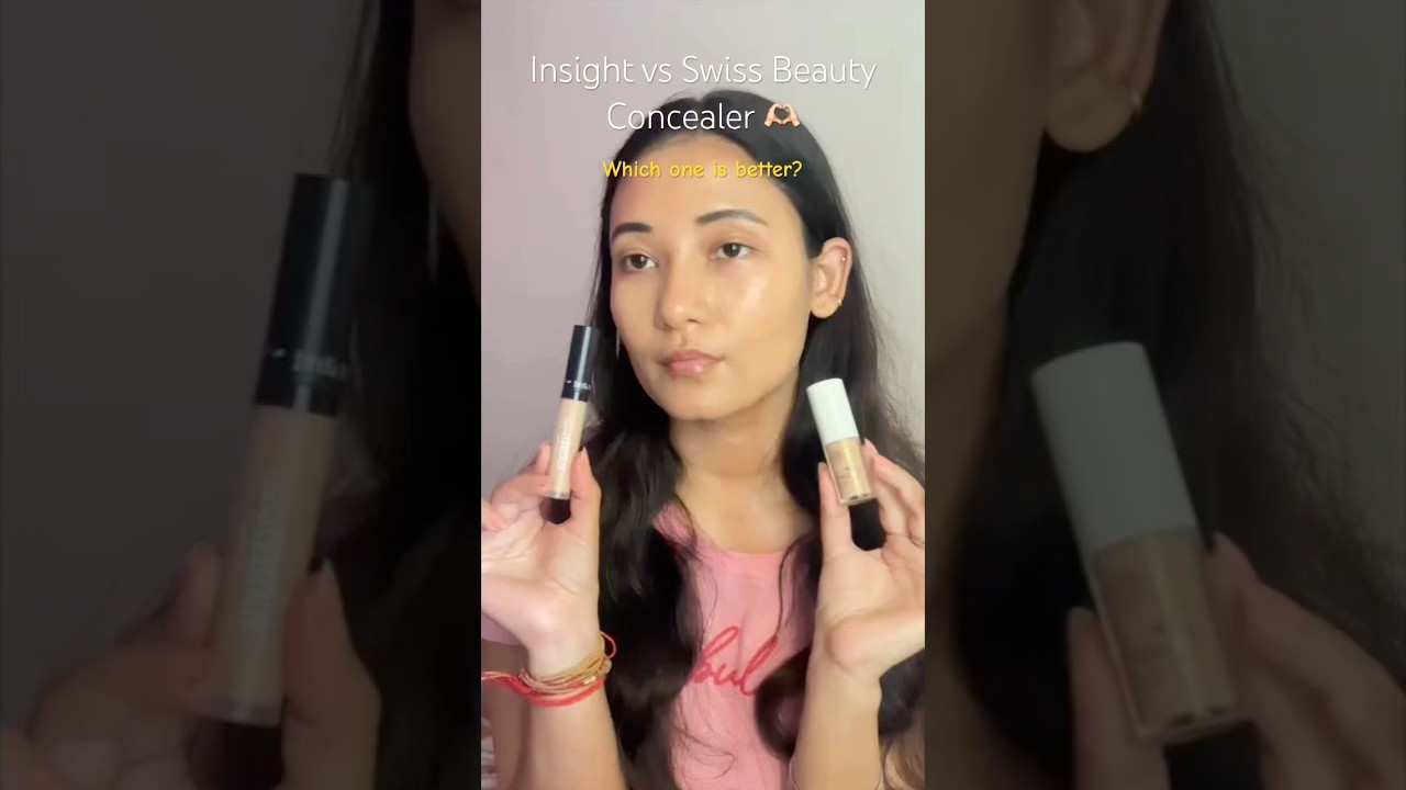 Insight vs Swiss Beauty Concealer | Which one is better? #shorts #beauty #tips #comparison #SHERY