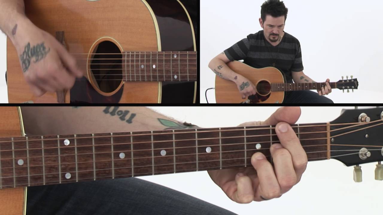 30 Rootsy Acoustic Rhythms - Americana Roll in A - Mike Zito Guitar Lesson