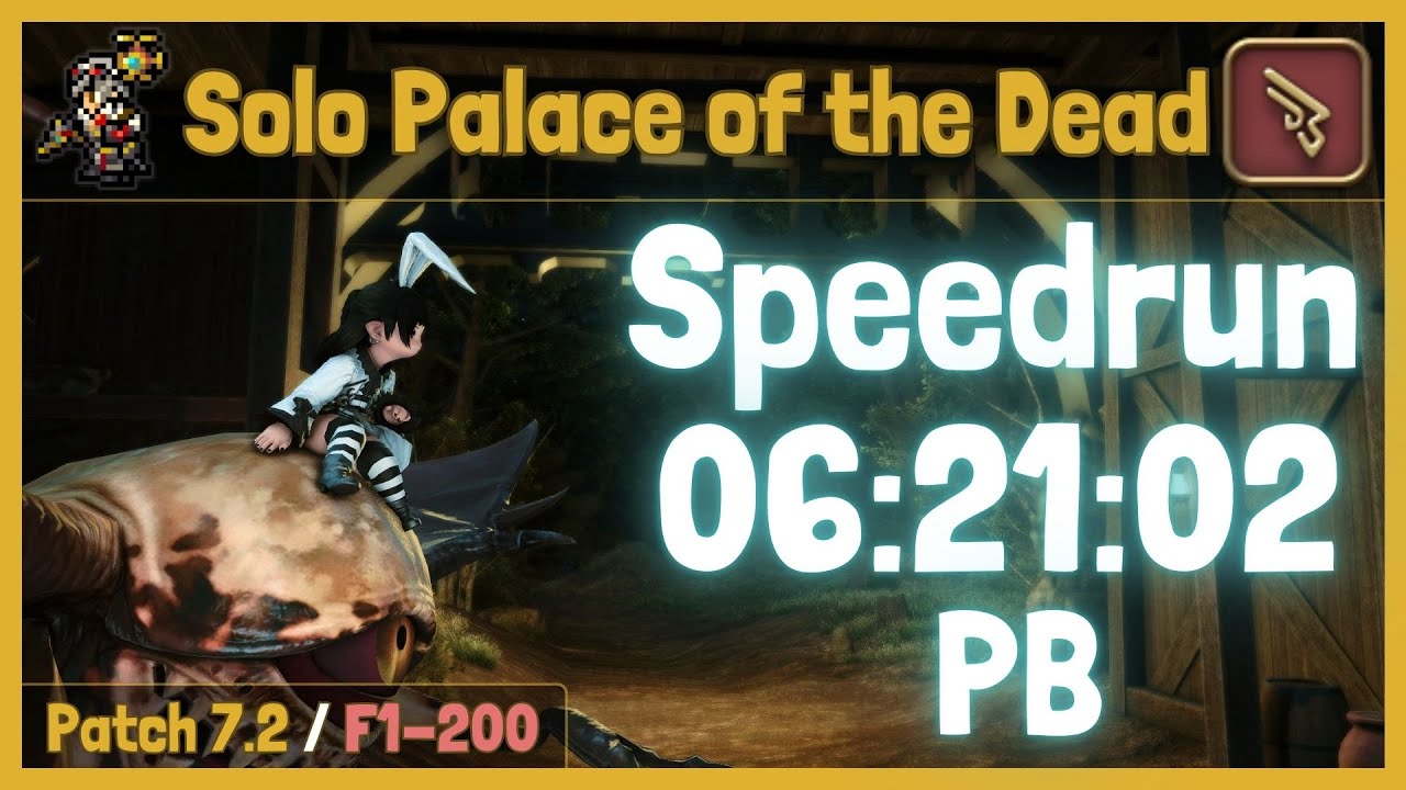 Machinist (MCH) Solo Palace of the Dead (PotD) 1-200 Speedrun Clear in 6h21h02s (2025-04-20)