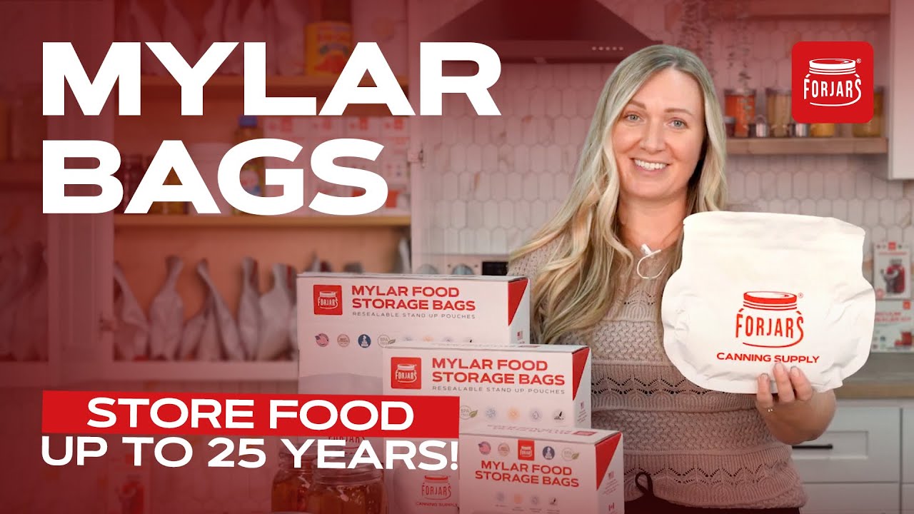 Пакеты Mylar 101: храните продукты до 25 лет!