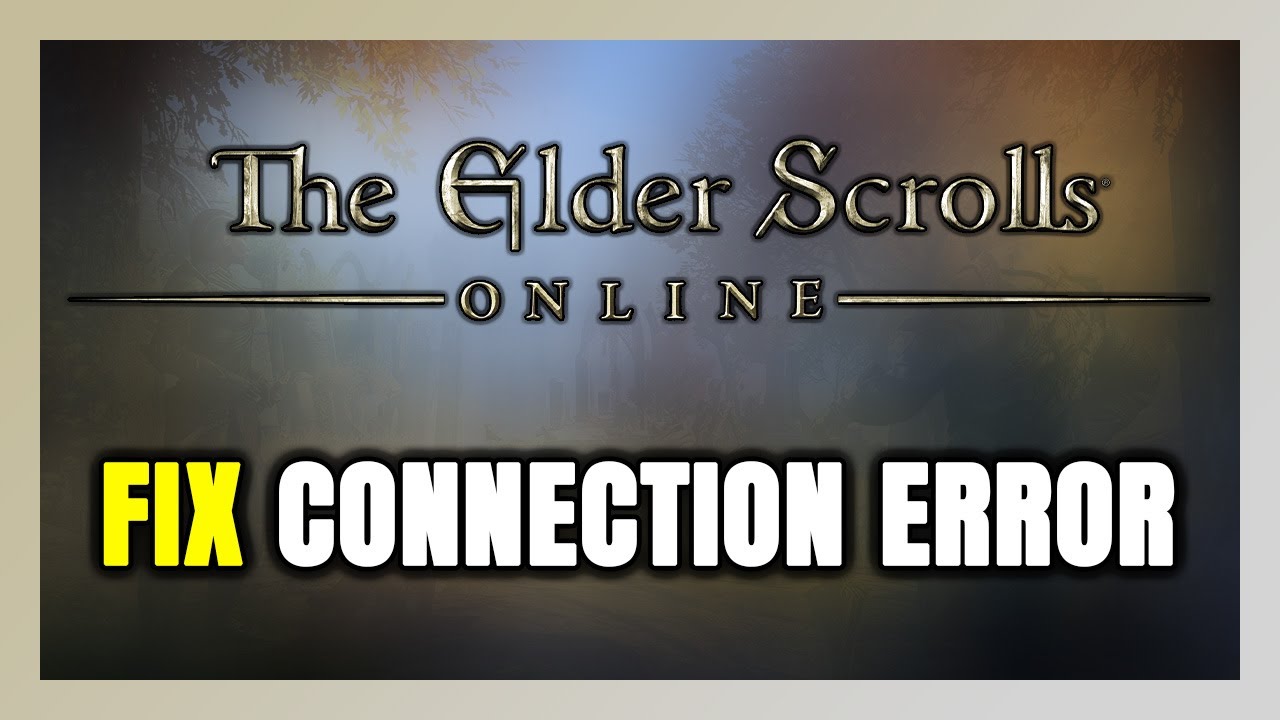 Как исправить ошибку подключения / ошибку сервера в The Elder Scrolls Online!