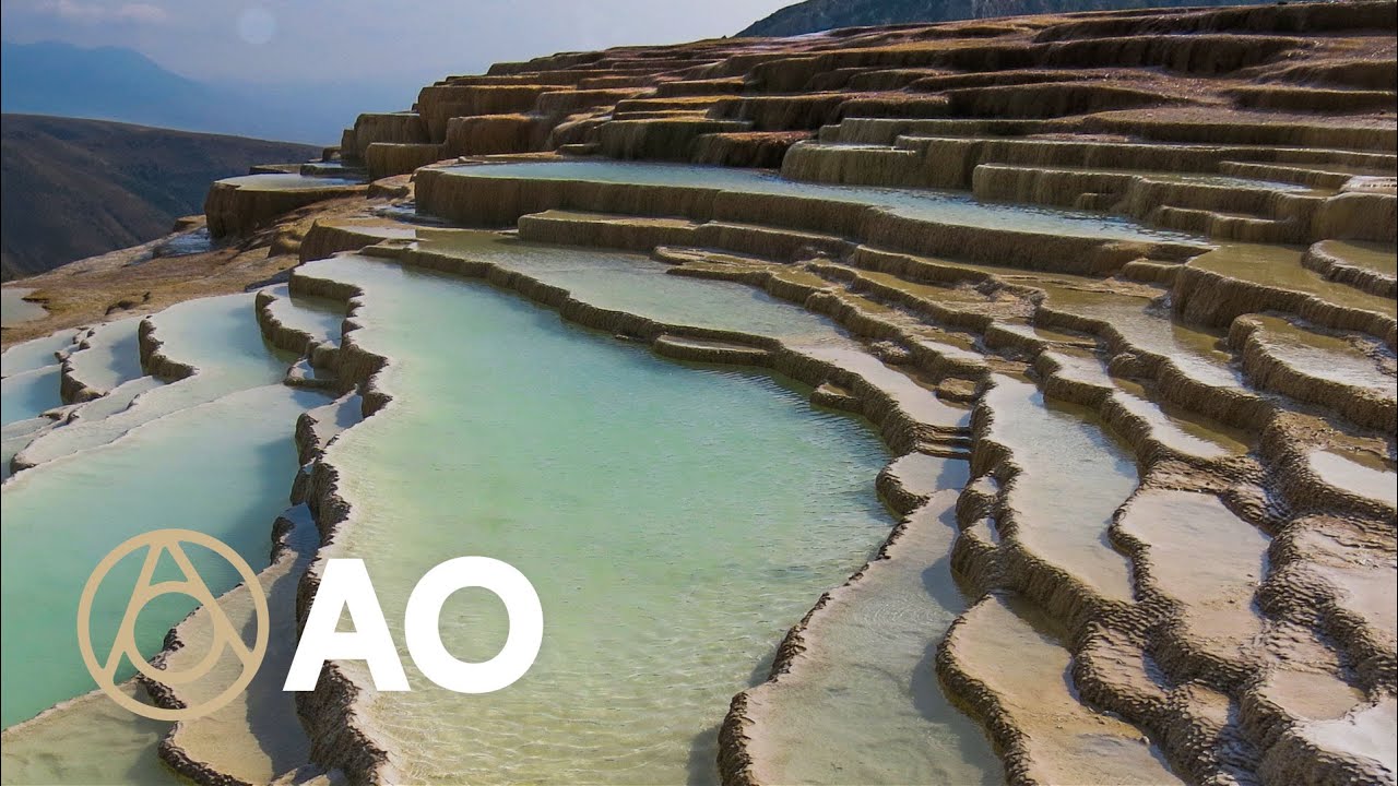 Explore the Colorful Geological Terraces of Iran