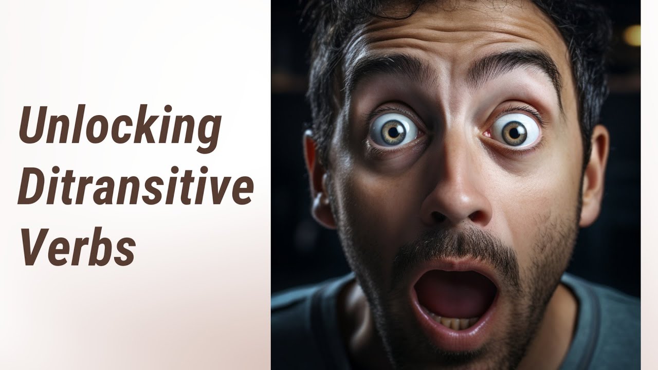 Passive Voice Made Easy: Ditransitive Verbs in the Spotlight!