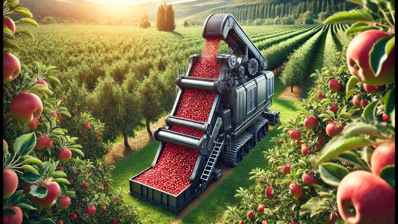 You Won&rsquo;t Believe How Australian Farmers Harvest Apple at Massive Scale