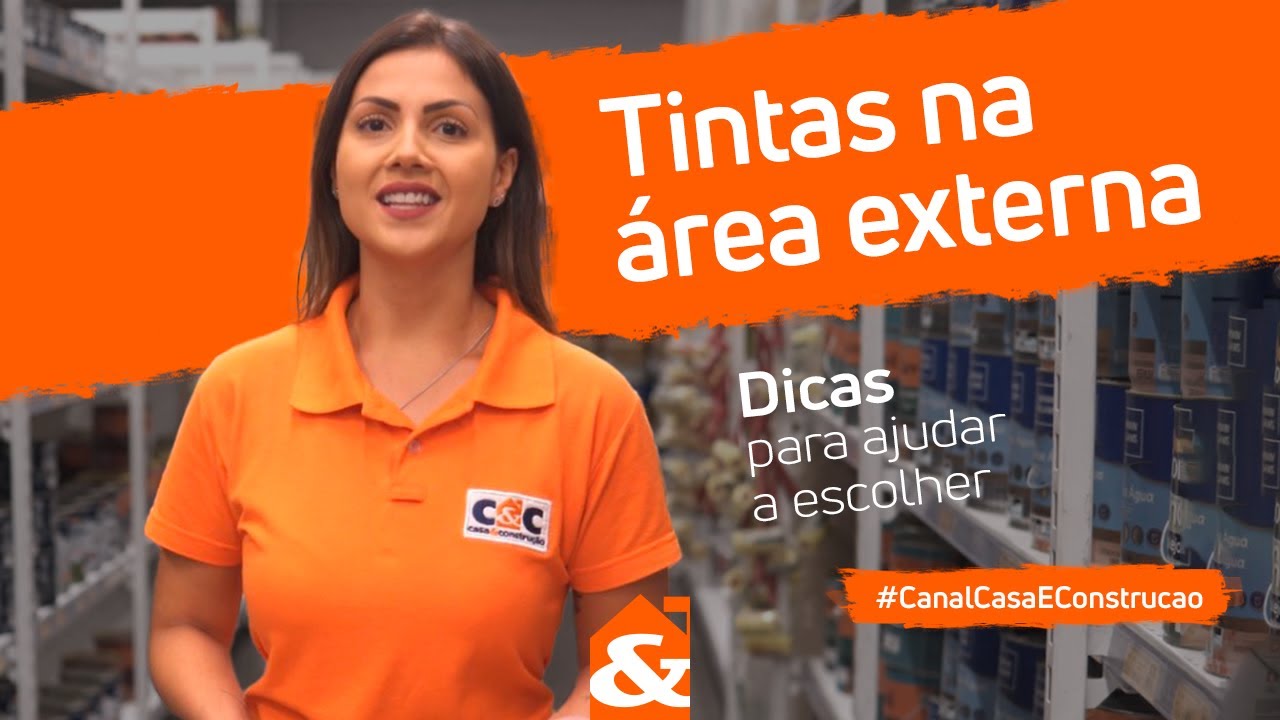 Como escolher tintas para &aacute;rea externa | C&C