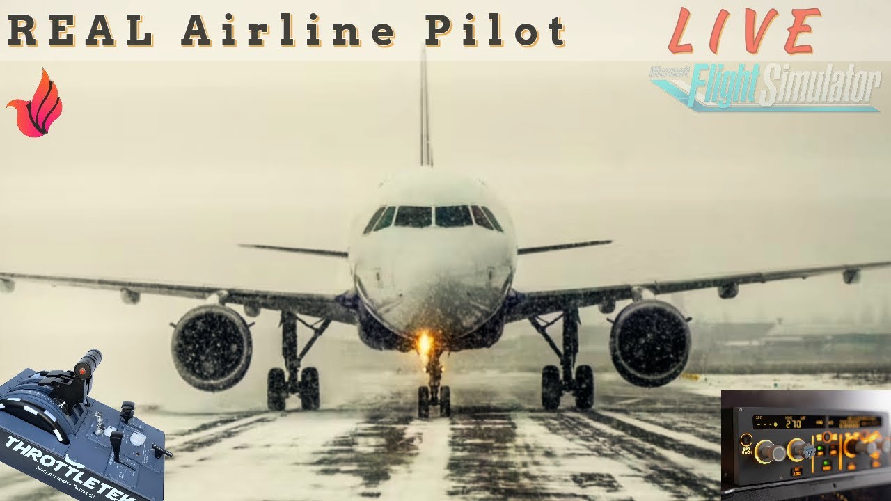 Winter OPS Continued | Icing Conditions | REAL Airbus Captain | #fenix | #msfs2020  #minifcu