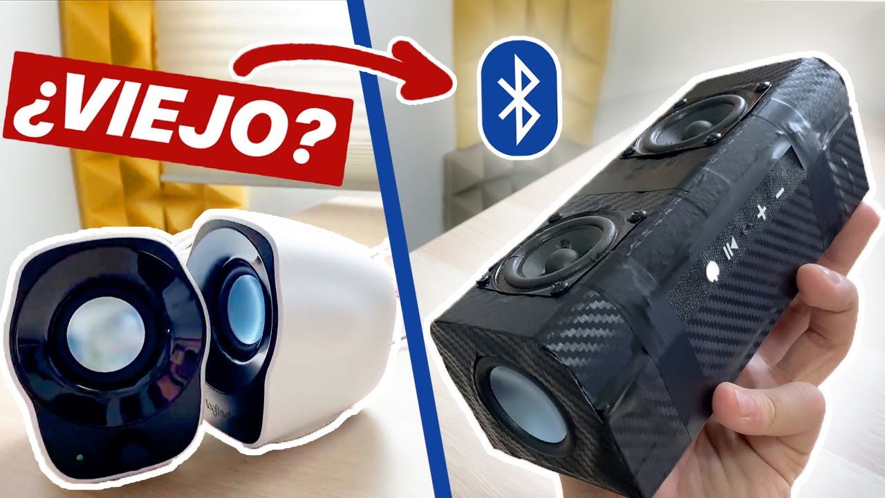 Convierte ALTAVOCES VIEJOS en Altavoz BLUETOOTH CASERO!