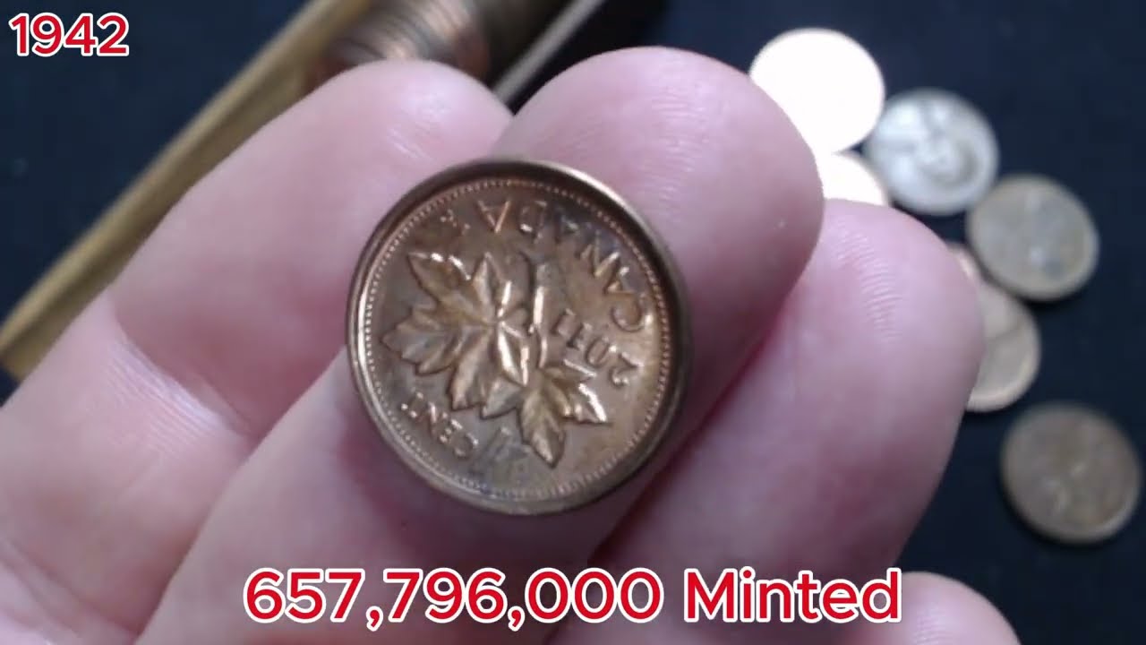 Full Box Penny Hunt: Canadian and Wheat Cents