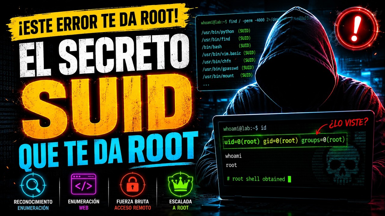 Máquina SUIDX – Escalada de privilegios con binarios SUID#nmap #feroxbuster #hydra #pentesting